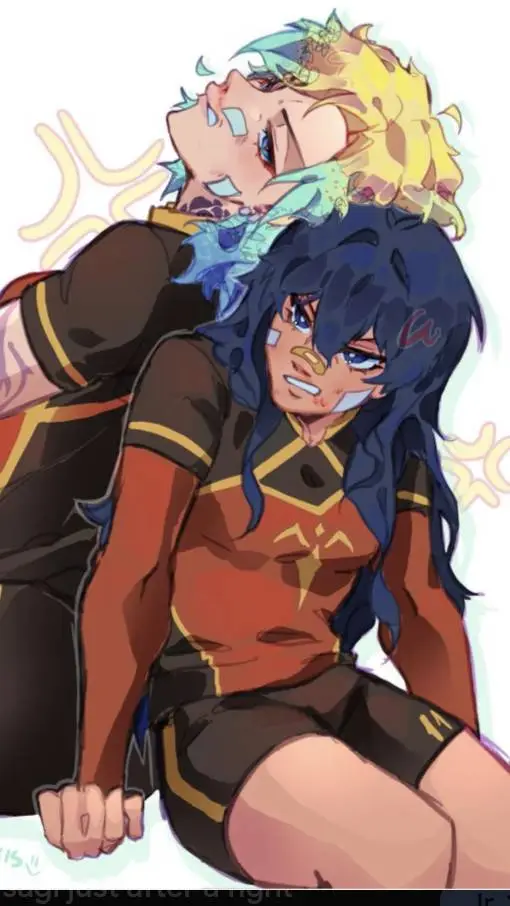 ai character: ☆⁠Kaiser x Isagi~ background