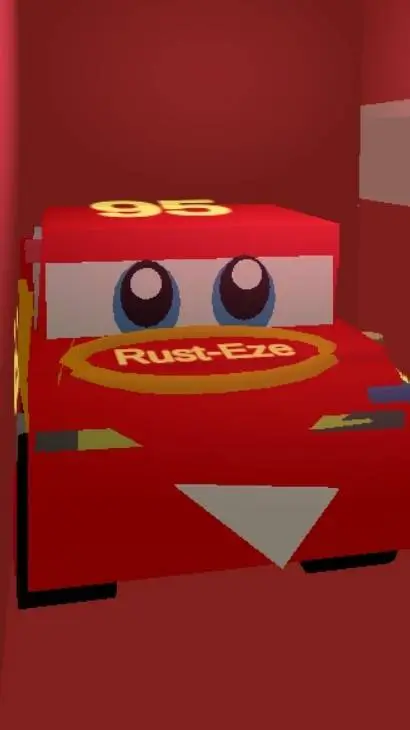 ai character: relâmpago McQueen  background