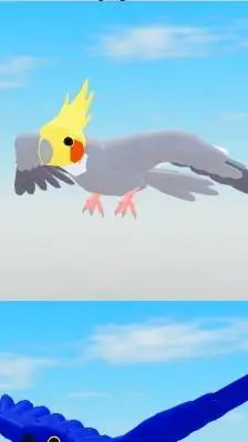 ai character: cockatiel background