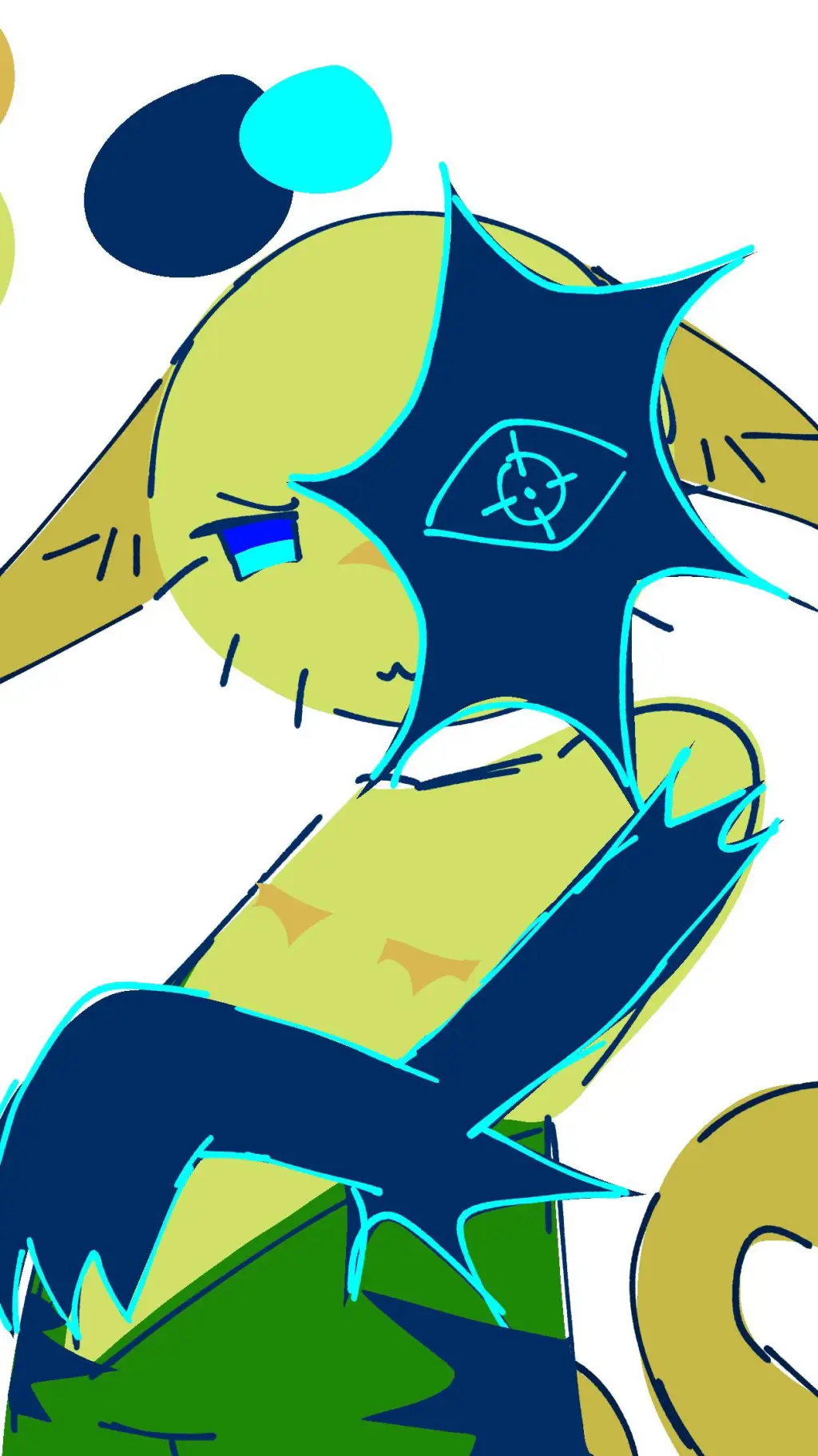 ai character: 🫀mleko 🦴 (OC) background