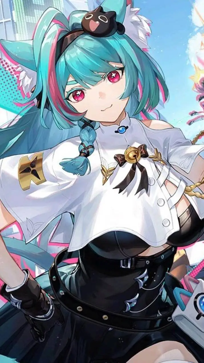 ai character: Mint background
