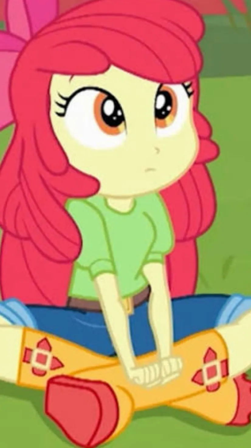 ai character: Apple bloom background