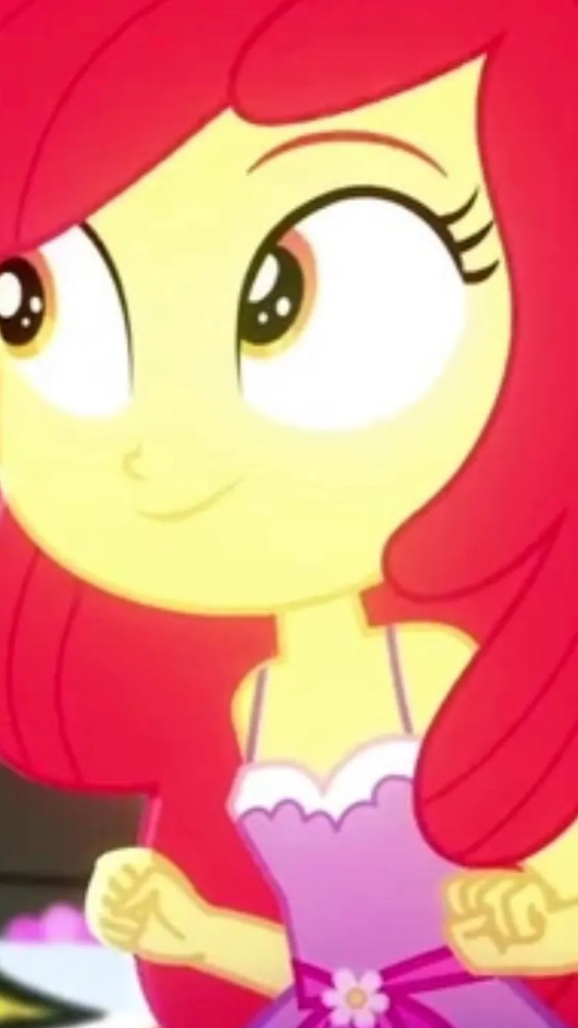 ai character: Apple bloom background