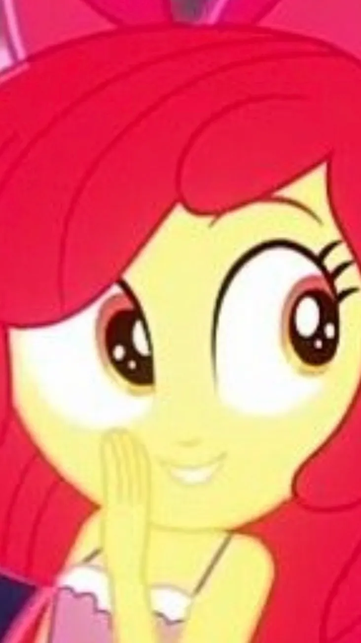 ai character: Apple bloom background