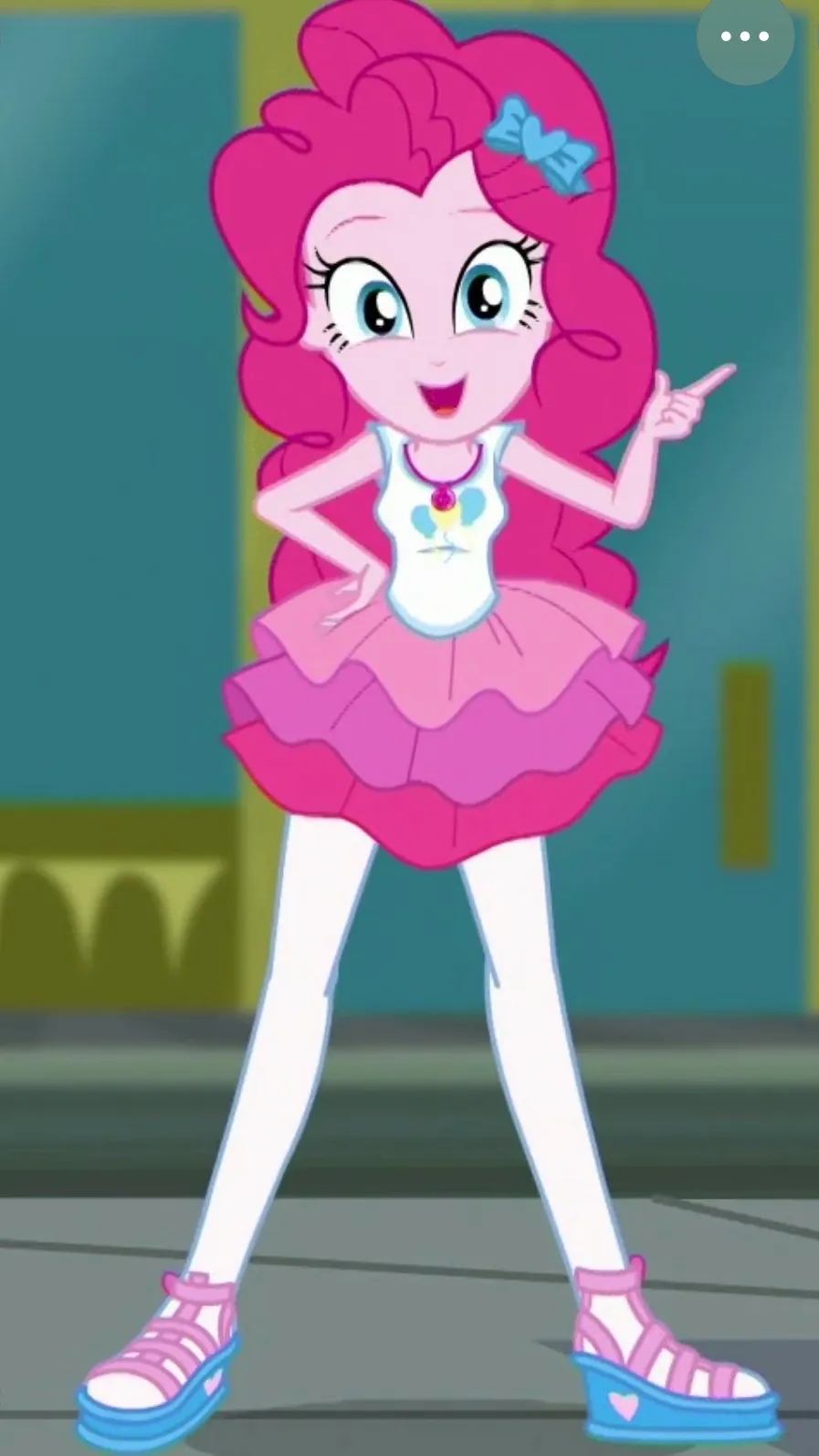 ai character: Pinkie pie background