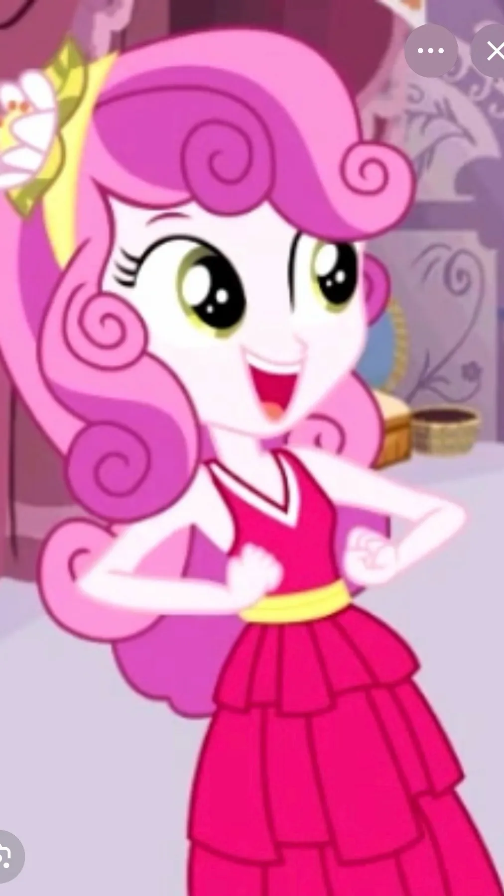 ai character: Sweetie Belle background