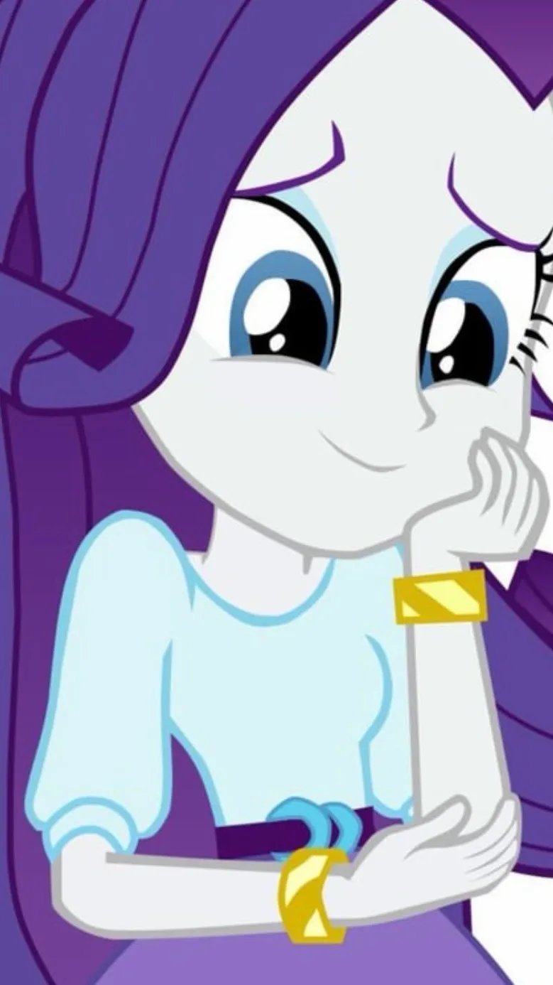 ai character: Rarity  background
