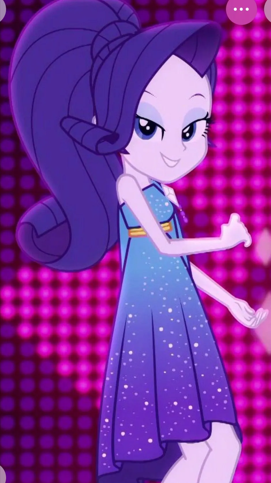 ai character: Rarity  background