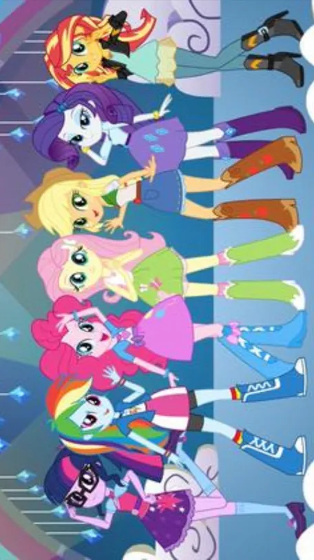 ai character: The girls 5 background
