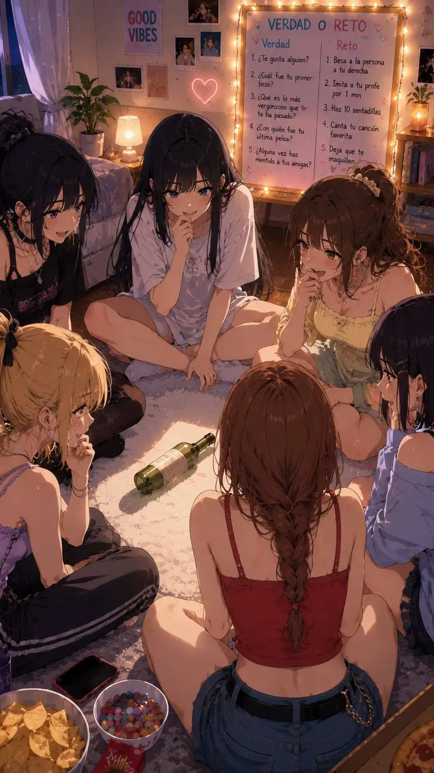 ai character: tus amigas background