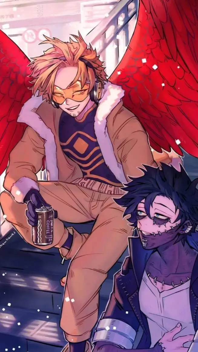ai character: DabiHawks !Sleepy! background