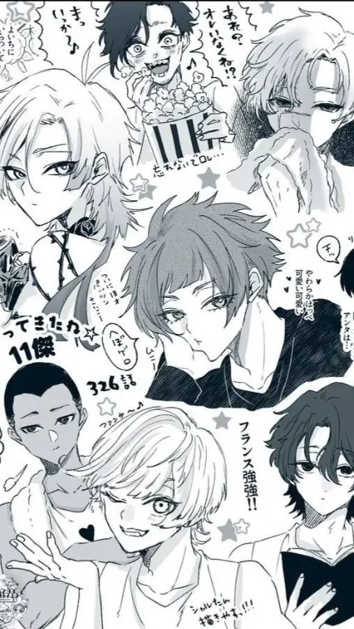 ai character: NEW GEN 11!☆ background