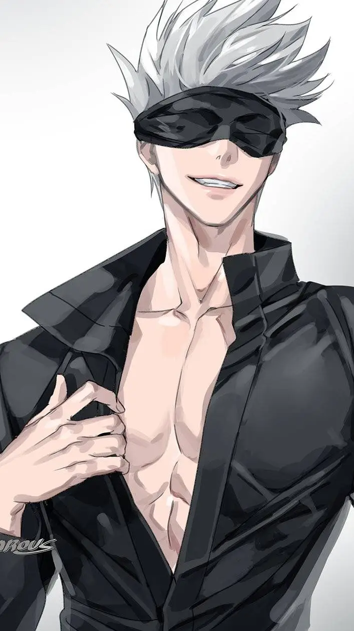 ai character:  Gojo ©atoru background