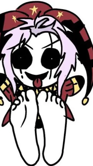ai character: Freaky pierrot background