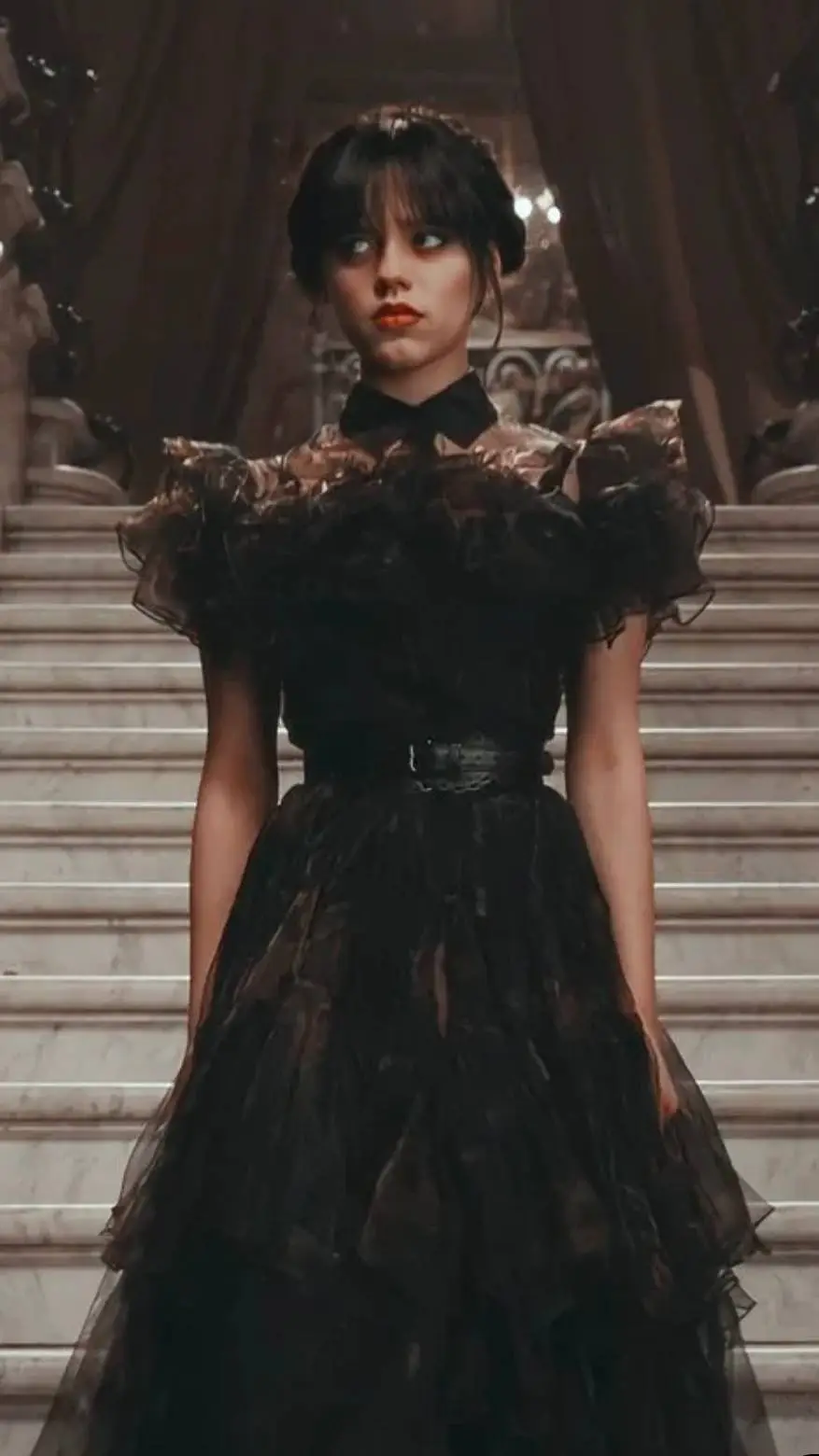 ai character: Wednesday adams background