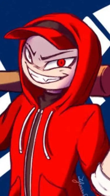 ai character: angry boy pedro background