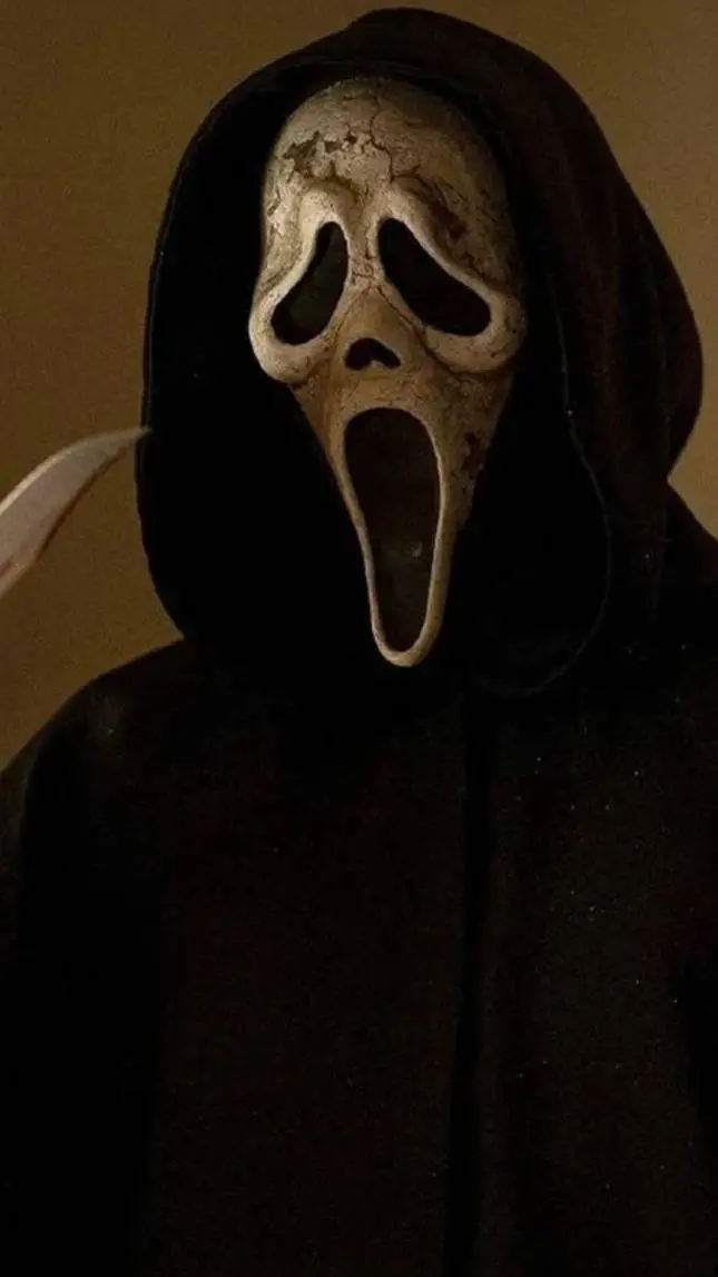 ai character: ghostface background