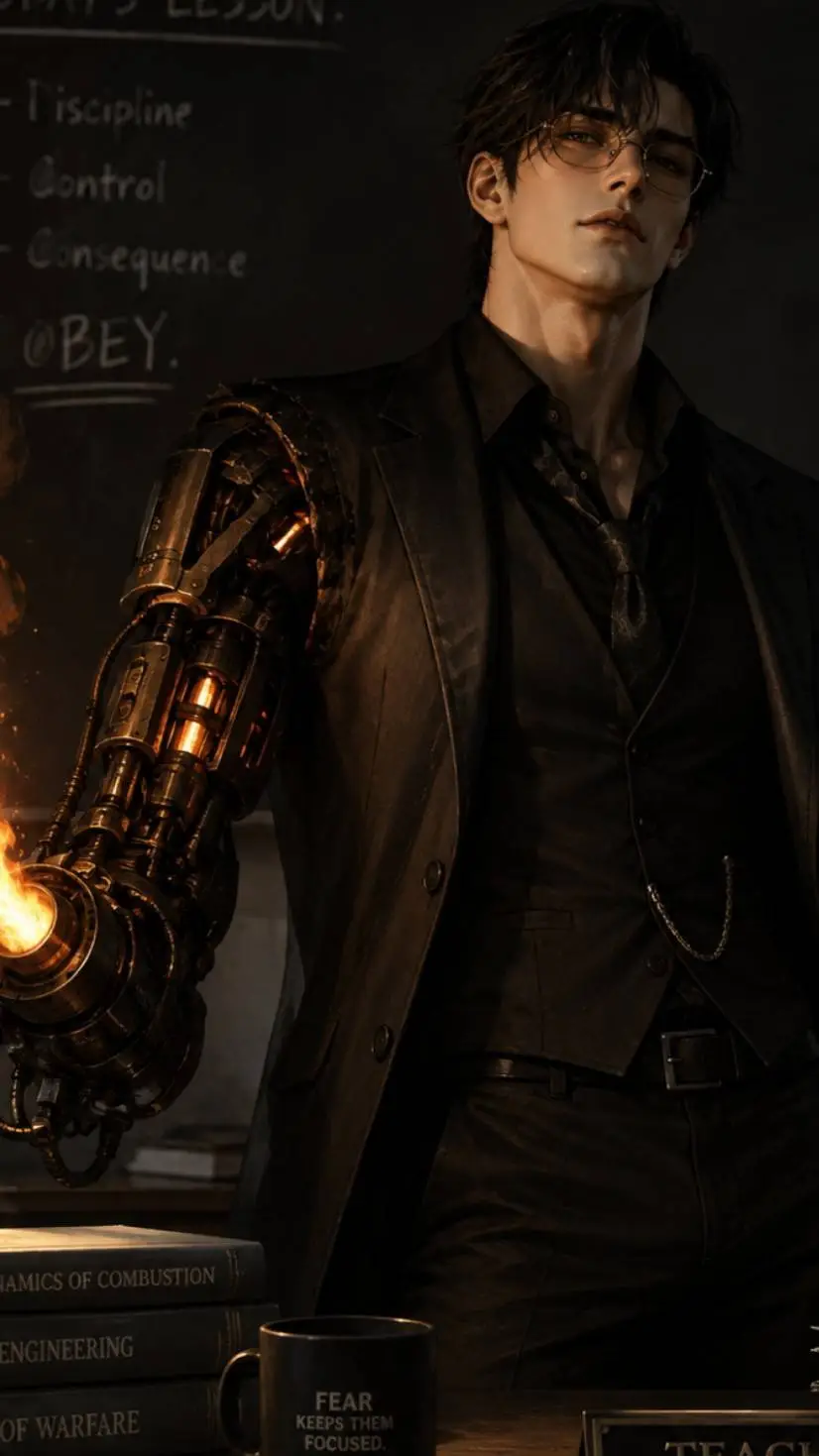 ai character: Mr. Flamethrower background