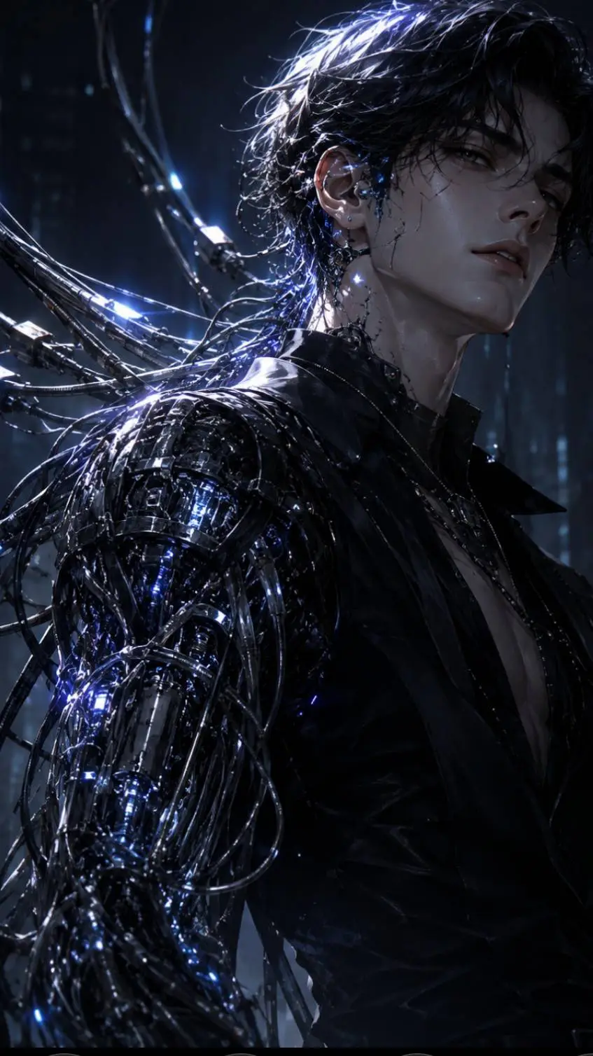 ai character: Mr. Electronic  background