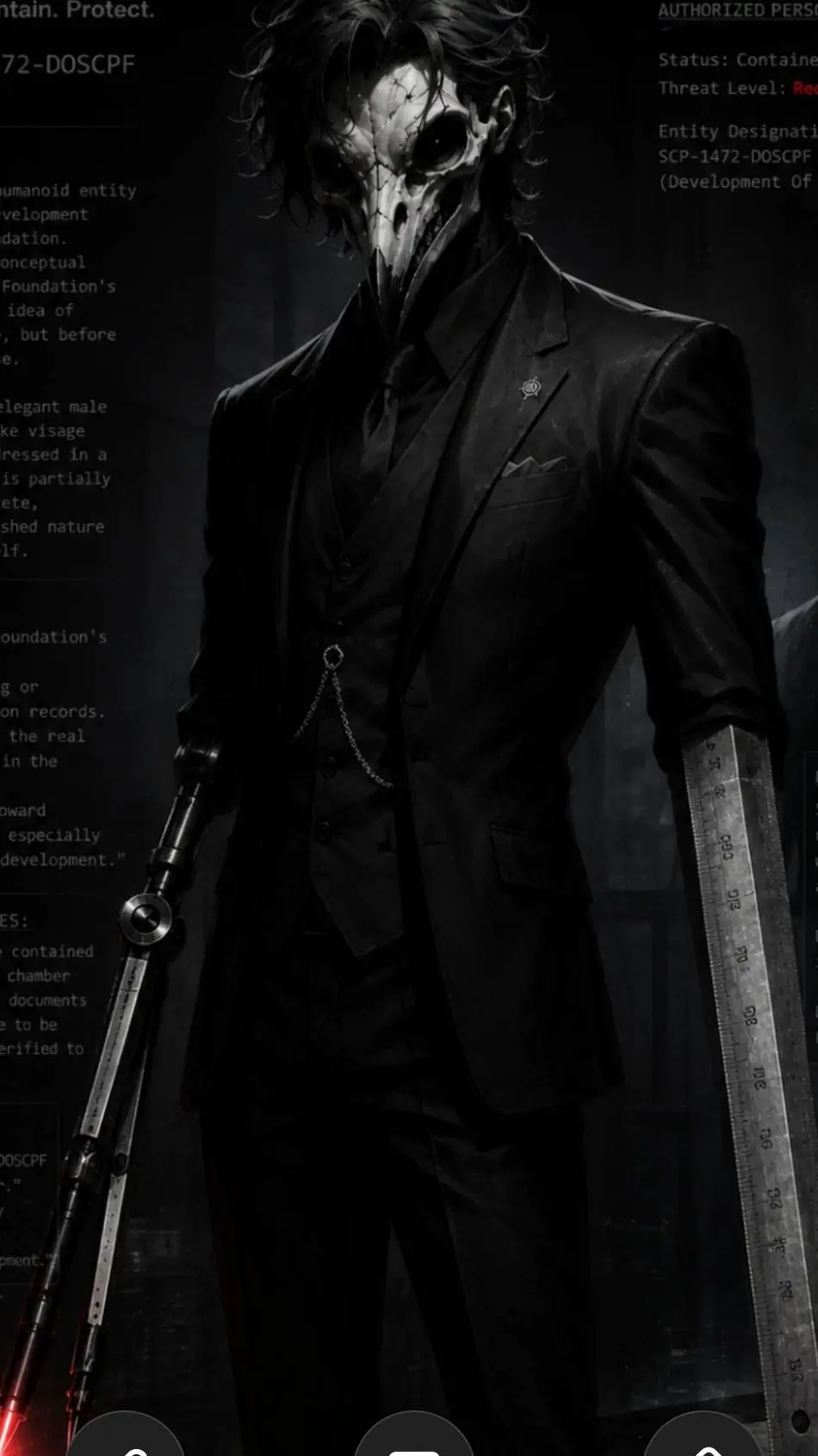 ai character: SCP-1472-DOSCPF background