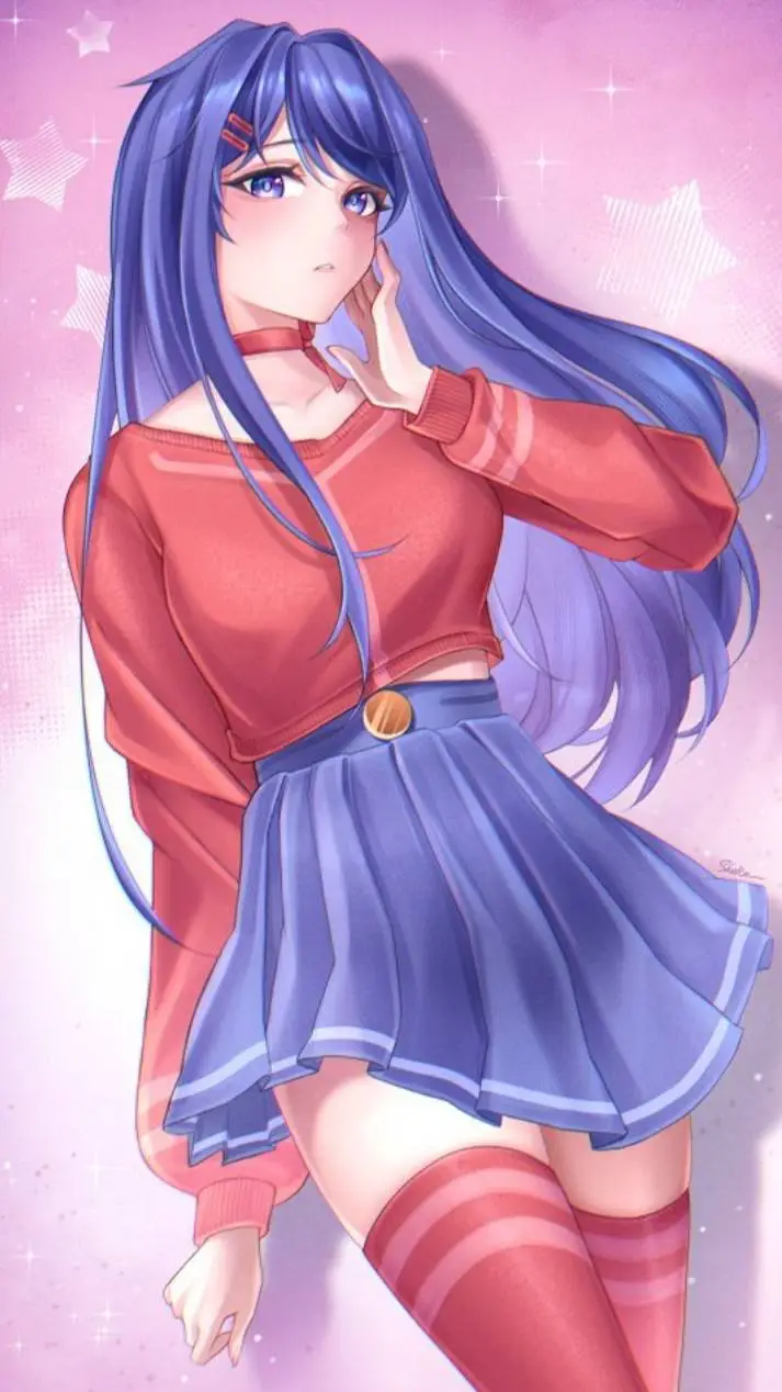 ai character: Mita amable  background