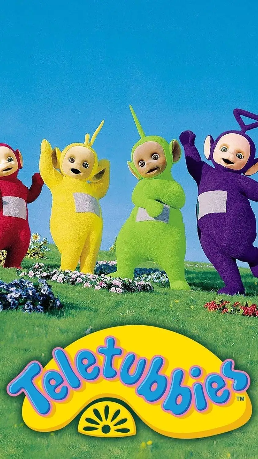ai character: teletubbies  background