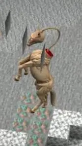 ai character: long horse background