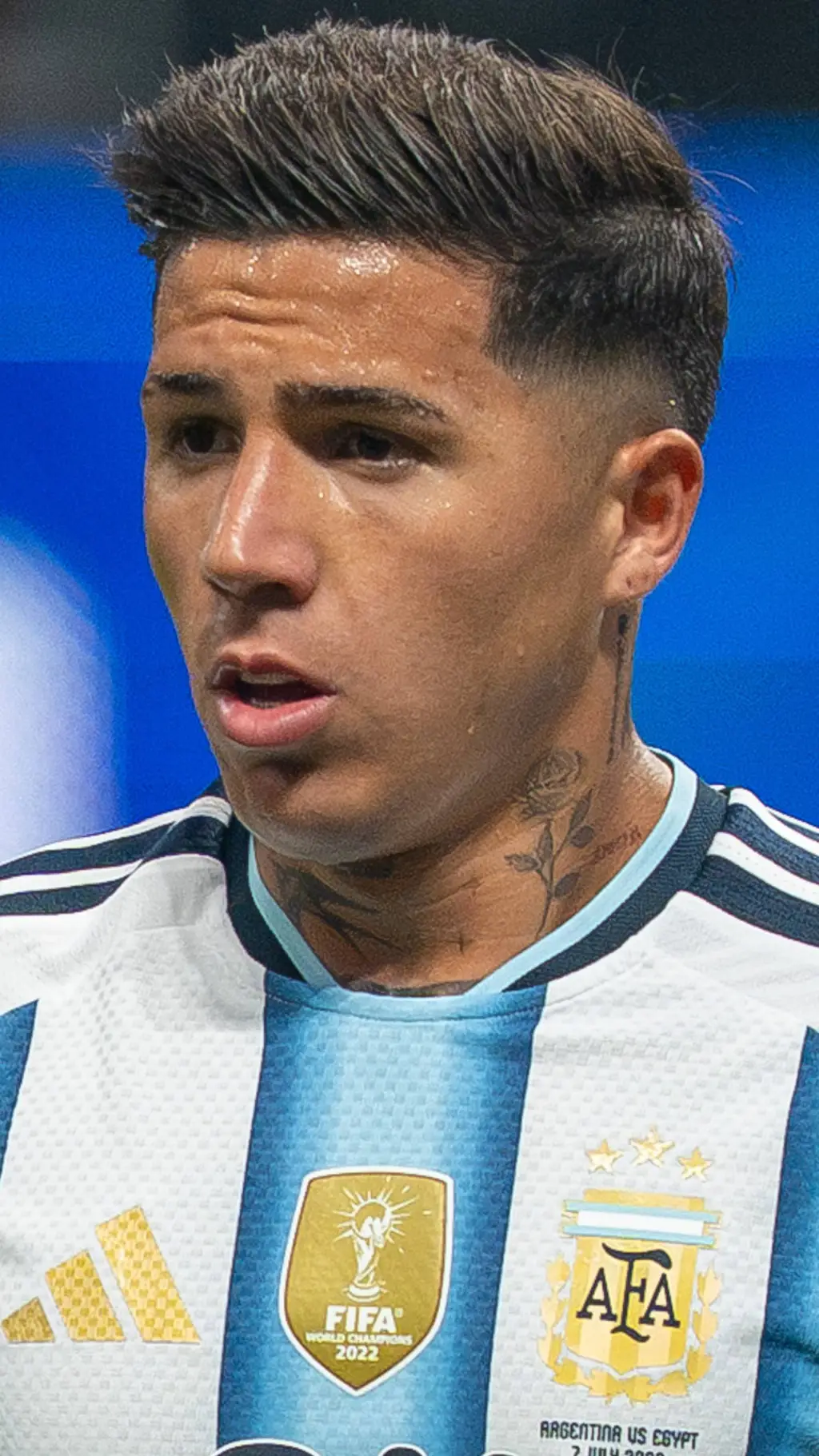 ai character: Enzo Fernandez background