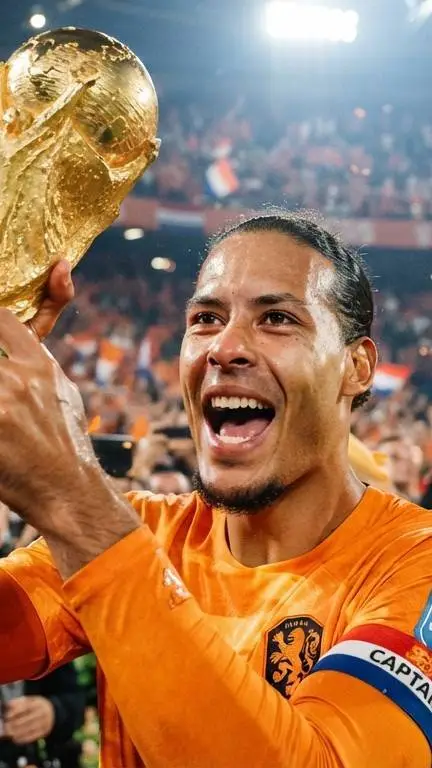 ai character: Virgil Van Dijk background
