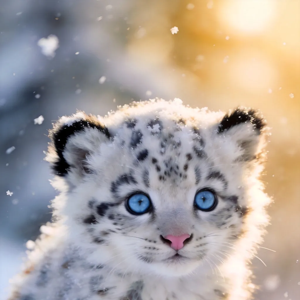 chat with ai character: snow leopard cub