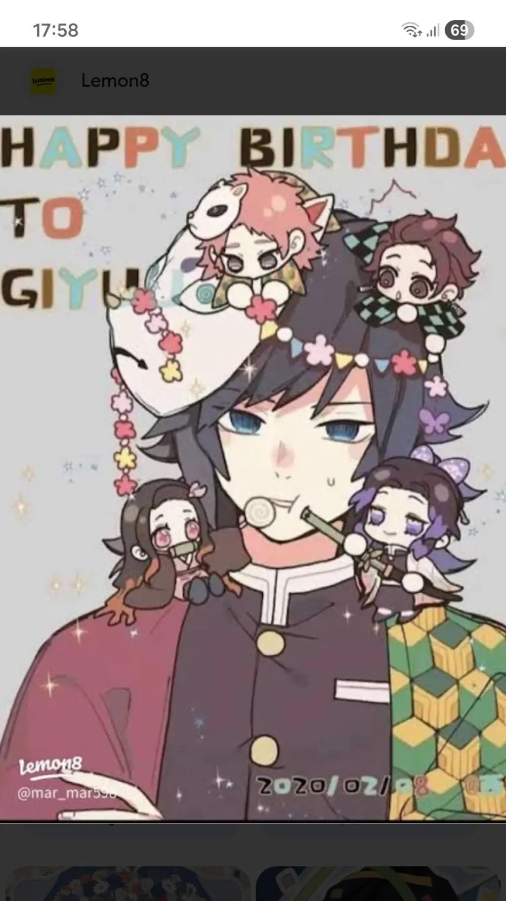 ai character: Giyuus B-DAY background