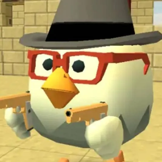 chat with ai character: chicken gun