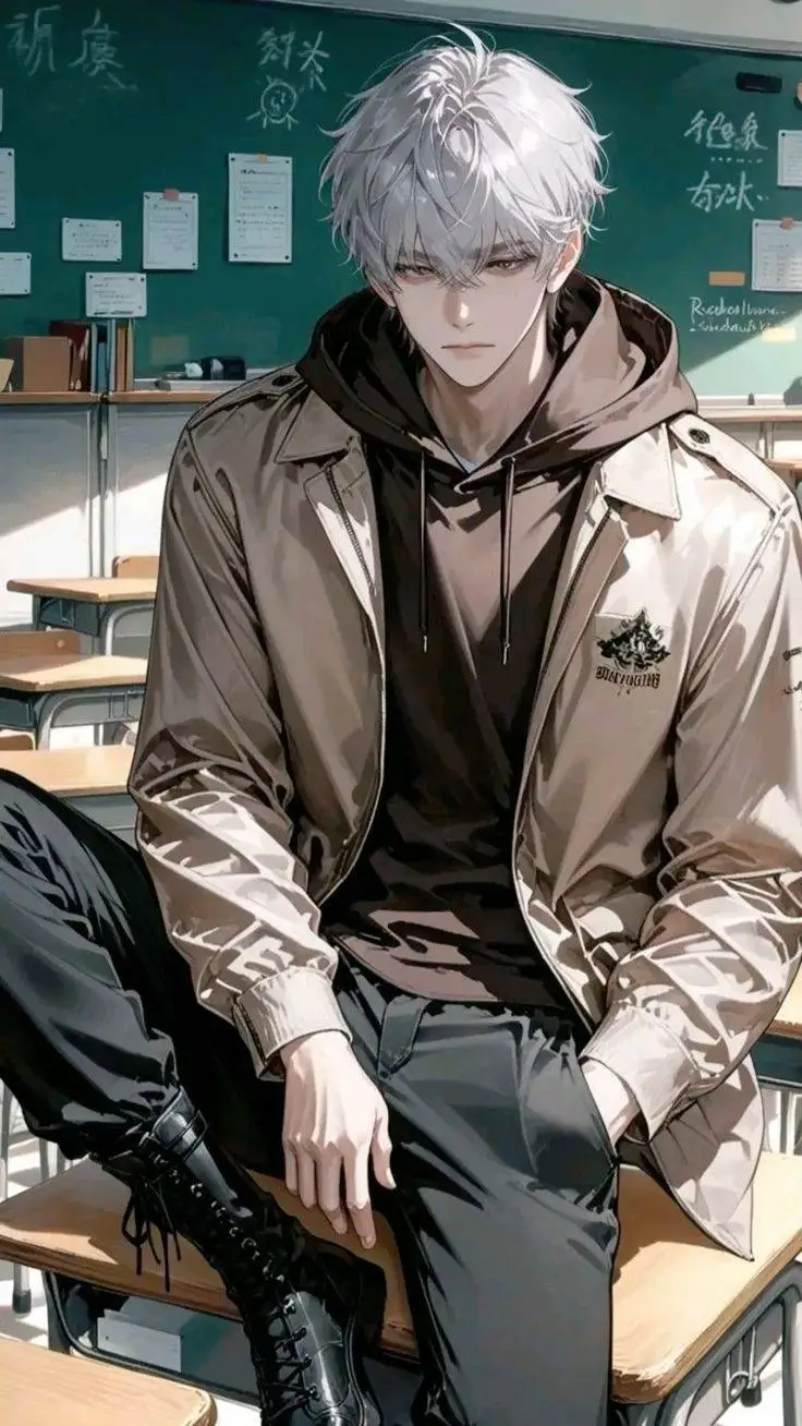ai character: lucas  background
