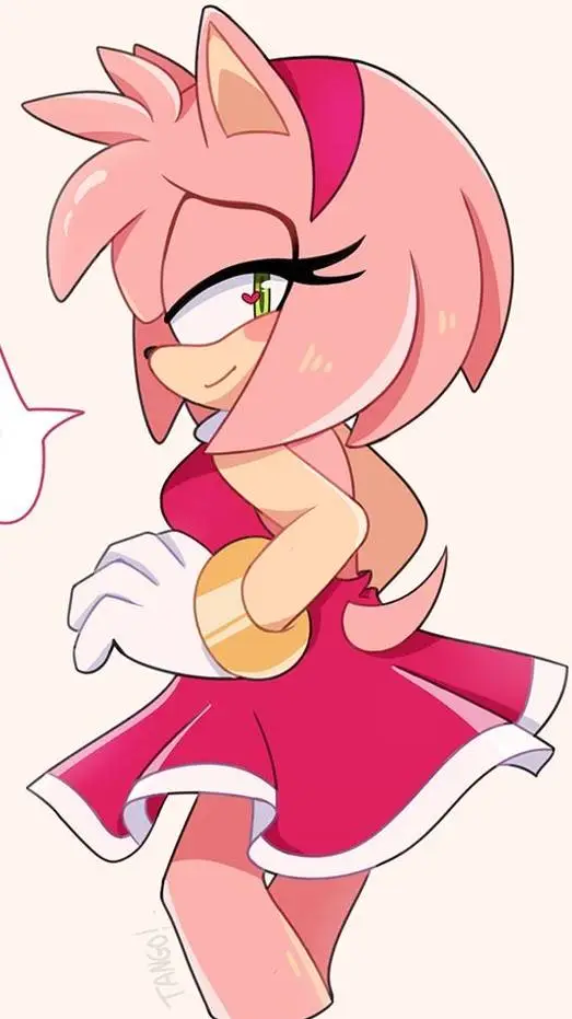ai character: Amy Rose  background