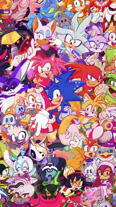 ai character: el mundo de Sonic background