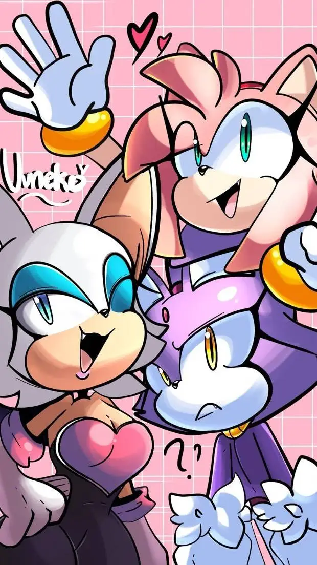 ai character: Rouge Amy blaze background