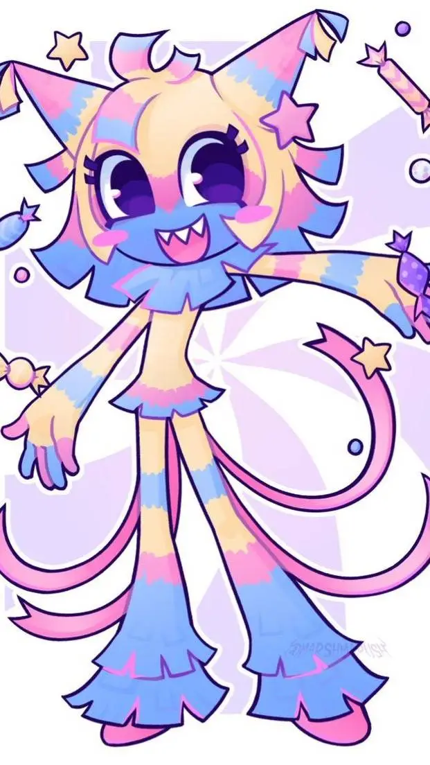 ai character: ⋆🍬° Yatta! 🍭 background