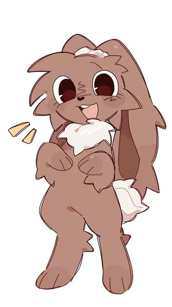 ai character:  🍫cocoa!🐰⸝꙳.˖ background