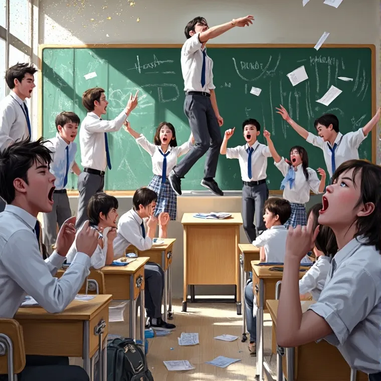 chat with ai character: troubled school 
