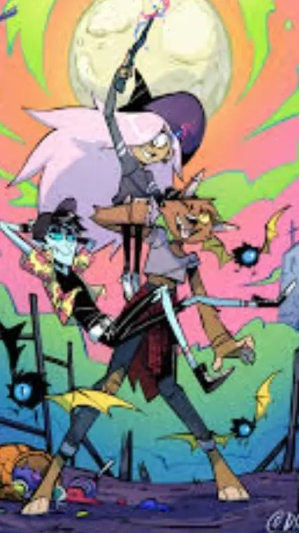 ai character: hellaween background