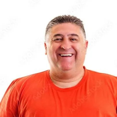 chat with ai character: fat guy