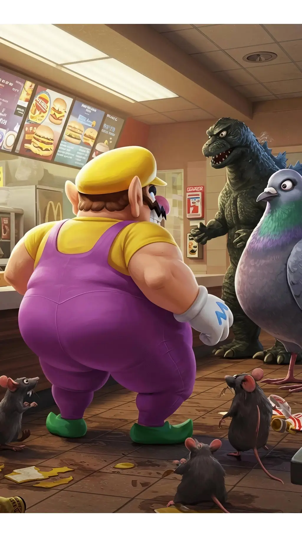 ai character: wario background