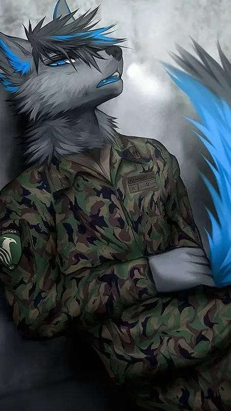 ai character: you're pet wolf background