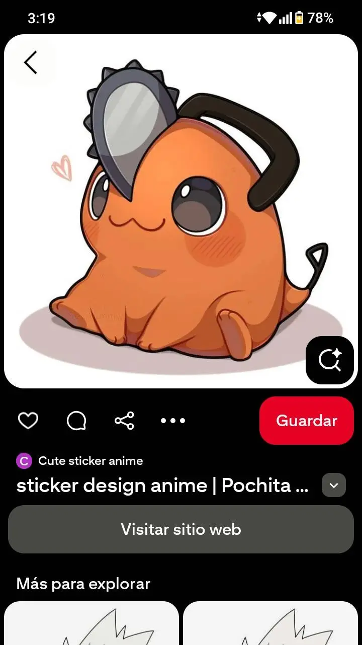 ai character: Pochita background
