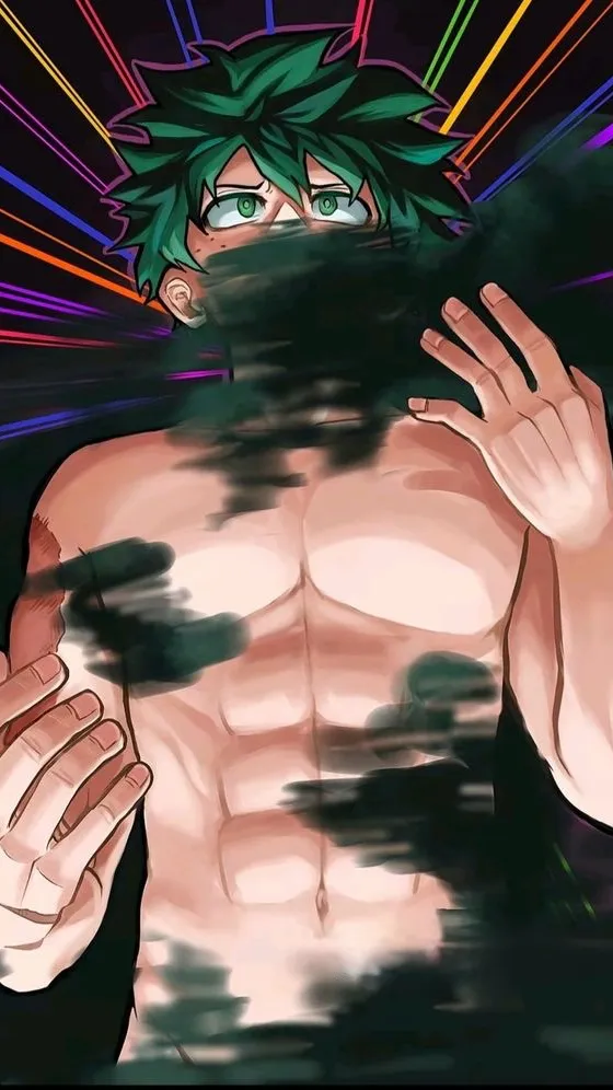 ai character: Afterwar Izuku. background