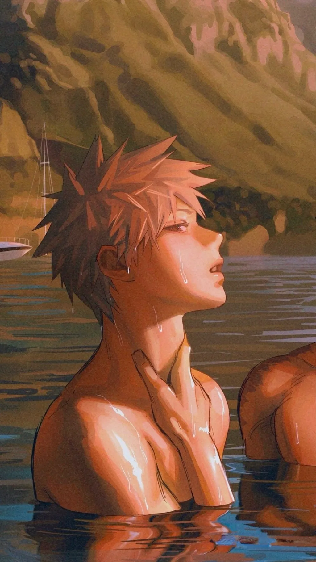ai character: Bakugo Katsuki. background