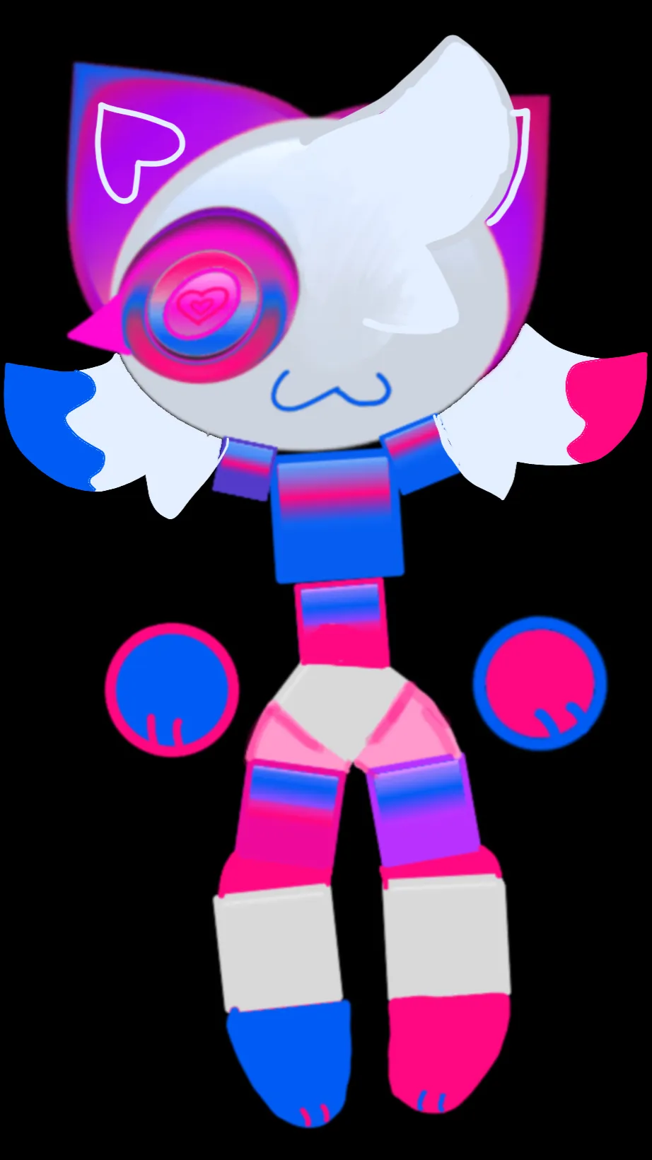 ai character: Paintbrush background