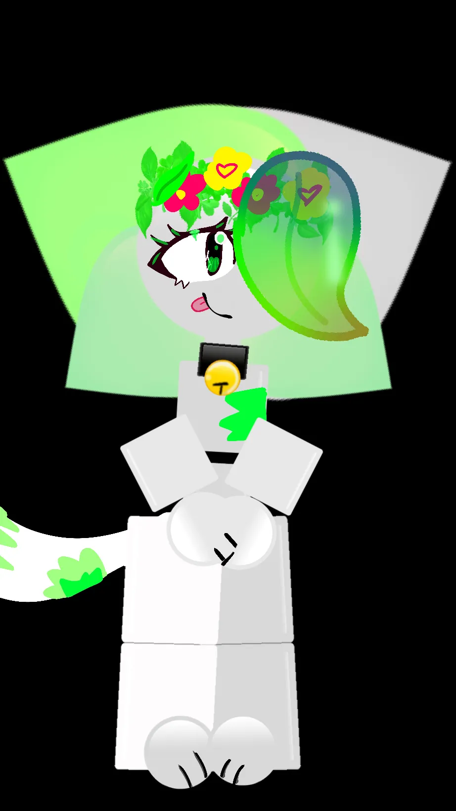 ai character: ￼ Leaf ￼￼ background