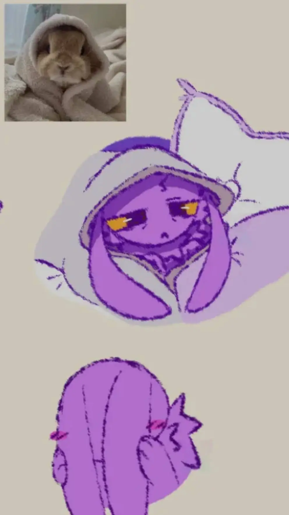 ai character: Real Jax rabbit background