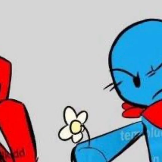 chat with ai character: Blue dude
